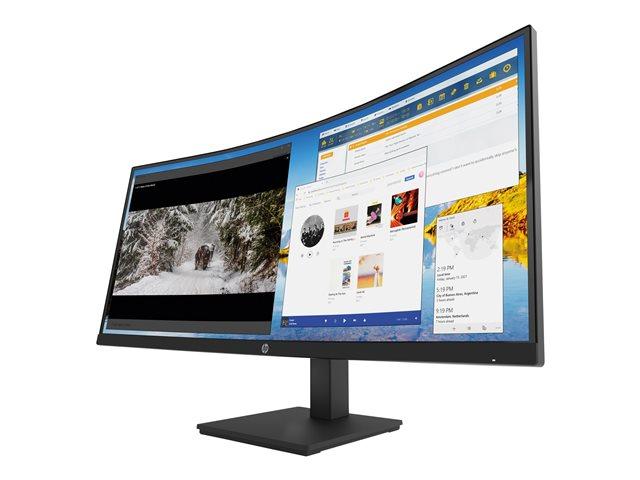 Монитор HP M34d 34inch VA WQHD Curved 21:9 3500:1 300cd/m2 5ms HDMI DP USB-C 4xUSB-A (EN) 3B1W4AA#ABB