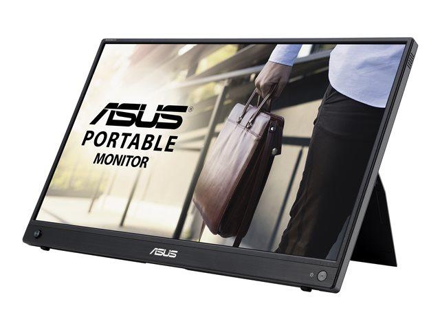 Монитор ASUS MB16AWP 15.6inch WLED IPS FHD AG 16:9 60Hz 250cd/m2 5ms Mini HDMI USB Type-C 2x1.5W speaker Black+Gun Metal 90LM07I1-B01370