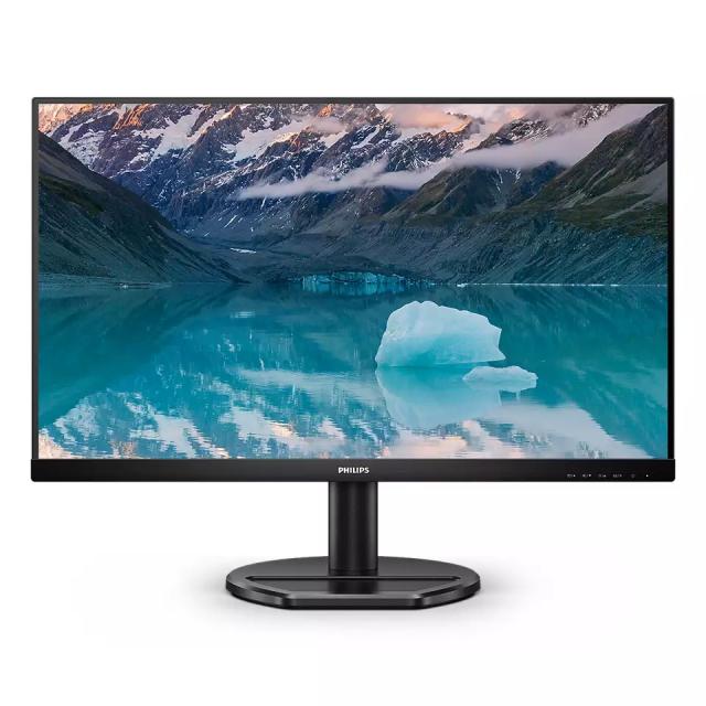 Монитор Philips 242S9JAL, 23.8" VA WLED, 1920x1080@75Hz, 4ms GtG, 300cd m2, 3000:1, DCR 50M:1, Adaptive Sync, FlickerFree, Low Blue Light, 2Wx2, Tilt, D-SUB, HDMI, DP, USB hub