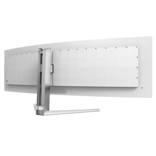 Монитор Philips 49M2C8900, 36 48.8" (123.95 cm)  Curved 1800R QD-OLED, 5120x1440@240Hz, 0.03 GtG, Brightness 1000, 1000000:1, DCR 80M:1, Adaptive Sync, FlickerFree, Low Blue Mode, 7.5Wx4+DTS, Tilt, Height Adjust, Swivel, 2xHDMI, DP, USB hub