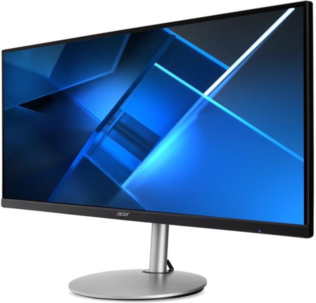 Монитор Acer CB342CKCsmiiphuzx, 34" IPS LED, Anti-Glare, ZeroFrame, FreeSync, HDR400, 1ms(VRB), 100M:1, 400 nits, 3440x1440 QHD, 75Hz, 2xHDMI, DP, Type-C(65W), Audio out, USB 3.0 Hub, Speakers 2x3W, Height adj., Tilt, Silver/Black