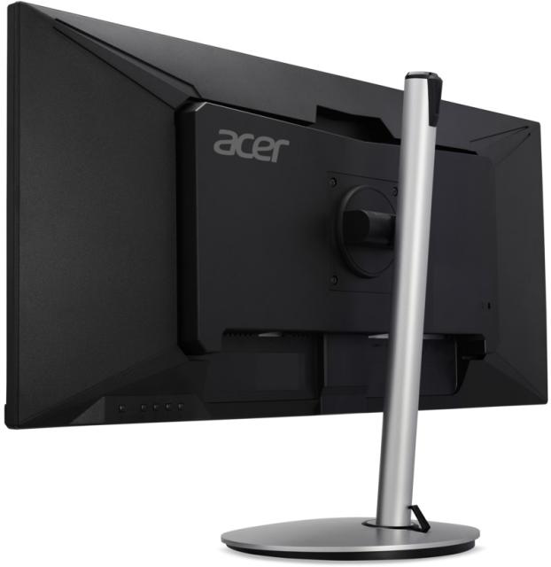 Монитор Acer CB342CKCsmiiphuzx, 34" IPS LED, Anti-Glare, ZeroFrame, FreeSync, HDR400, 1ms(VRB), 100M:1, 400 nits, 3440x1440 QHD, 75Hz, 2xHDMI, DP, Type-C(65W), Audio out, USB 3.0 Hub, Speakers 2x3W, Height adj., Tilt, Silver/Black