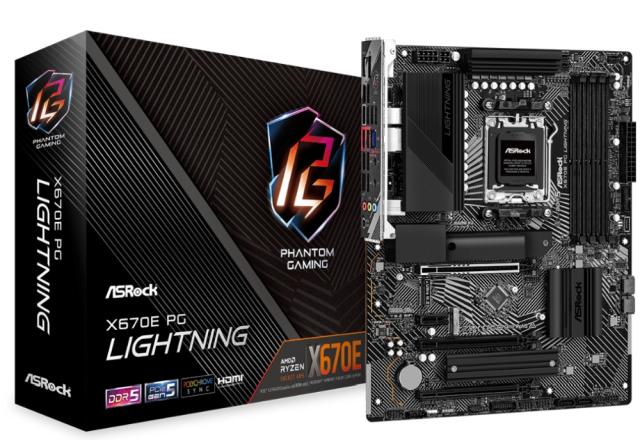 Дънна платка Asrock X670E Phantom Gaming Lightning + Lanberg Wireless Network Card USB adapter NC-1200-WIE AC1200 Dual Band
