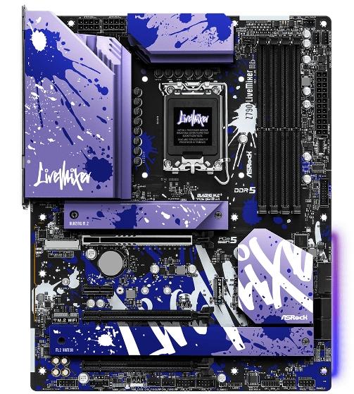 Дънна платка Asrock Z790 LiveMixer + Lanberg Wireless Network Card USB adapter NC-1200-WIE AC1200 Dual Band