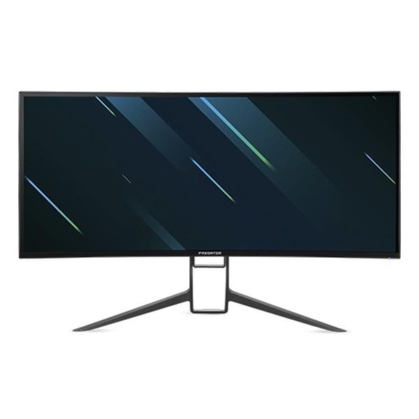 Монитор Acer Predator X34GSbmiipphuzx, 34" IPS Curved 1900R, ZeroFrame, G-Sync, HDR400, 0.5ms(Min.), 100M:1, 400nits, 3440x1440 QHD, max 180Hz, 2xHDMI, 2xDP, Type-C(85W), Audio out, USB 3.0 Hub, Speakers 2x7W, Height adj., Tilt, Swivel, Black