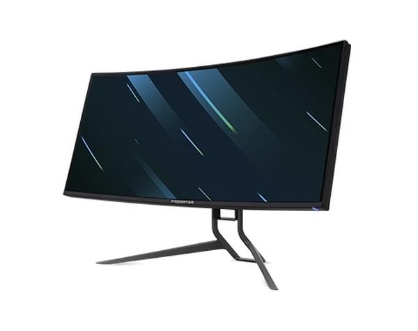 Монитор Acer Predator X34GSbmiipphuzx, 34" IPS Curved 1900R, ZeroFrame, G-Sync, HDR400, 0.5ms(Min.), 100M:1, 400nits, 3440x1440 QHD, max 180Hz, 2xHDMI, 2xDP, Type-C(85W), Audio out, USB 3.0 Hub, Speakers 2x7W, Height adj., Tilt, Swivel, Black