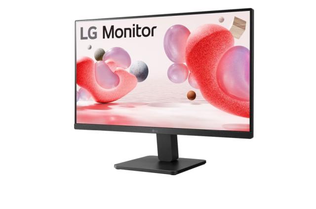 Монитор LG 24MR400-B, 23,8" IPS, 5ms (GtG at Faster), 100Hz, 1300:1, Dynamic Action Sync, 250 cd/m2, Full HD 1920x1080, AMD FreeSync, Eye-care, Reader Mode, D-Sub, HDMI, Tilt, Black