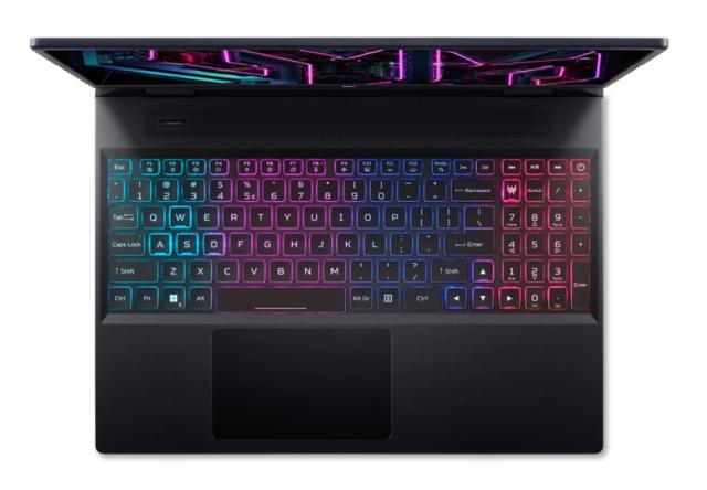 Лаптоп Acer Predator Neo, PHN16-71-983Y, Intel Core i9-13900HX (up to 5.40GHz, 36MB), 16" WQXGA IPS SlimBezel 165Hz, 16GB DDR5 5600MHz, 1024GB PCIe SSD, GeForce RTX 4060 8GB GDDR6, Killer Wi-Fi 6AX 1650i, BT, Micro SD reader, HD cam, Backlit KB, No O