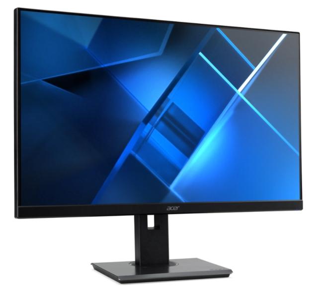 Монитор Acer Vero B247YEbmiprzxv, 23.8" IPS LED ZeroFrame, Anti-Glare, FreeSync, 4ms (GTG), 100Hz, 100M:1, 250nits, 1920x1080, Flicker-Less, BlueLightShield, Speakers, Audio In/Out, HDMI, VGA, DP, USB HUB 3.2 (1up 4down), VESA, Black
