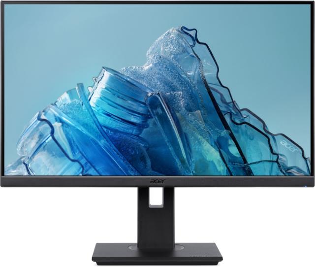 Монитор Acer Vero B277Ebmiprzxv, 27" IPS LED ZeroFrame, Anti-Glare, FreeSync, 4ms (GTG), 100Hz, 100M:1, 250nits, 1920x1080, Flicker-Less, BlueLightShield, Speakers, Audio In/Out, HDMI, VGA, DP, USB HUB 3.2 (1up 4down) VESA, Black