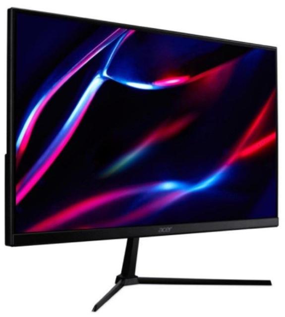 Монитор Acer Nitro QG240YH3bix, 23.8" VA, Anti-Glare, ZeroFrame, FreeSync, 1ms(VRB), 100M:1, 250nits, FHD (1920x1080), sRGB95%, VGA, HDMI,Audio out, Acer VisionCare, Tilt, Black