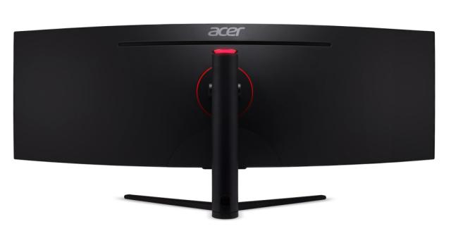 Монитор Acer Nitro EI491CRPbmiiipx, 49'' VA LED, Curved, 4ms, ZeroFrame, 32:9 Quantum Dot 120Hz (144Hz Overclock), FreeSync 2, DisplayHDR 400, 100M:1, ACM 400cd/m2, DFHD 3840 x 1080, 3xHDMI, 1xDP, MM Audio out, VESA wall, Black