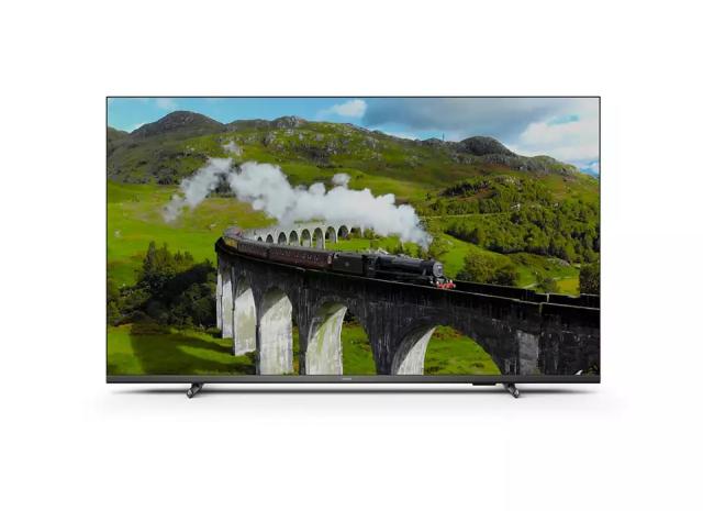 Телевизор Philips 55PUS7608/12, 55" UHD DLED, 3840 x 2160, DVB-T/T2/T2-HD/C/S/S2, Pixel Precise Ultra HD, HDR+, HLG, Smart TV with new OS, Dolby Vision, Atmos HDMI, VRR, 2* USB, Cl+, 802.11n, Lan, 20W RMS, Black+Logitech Wireless Touch Keyboard K400 