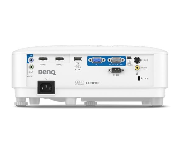 Мултимедиен проектор BenQ MW560, DLP, WXGA (1280x800), 20,000:1, 4000 ANSI Lumens, 1.1X, Auto Vertical Keystone, Anti-Dust Sensor, HDMI x2, VGA, VGA out, S-video, RCA, USB-A 5V/1.5A, 10W speaker, 3D, up to 15,000 hrs lamp life, Glass Lenses, QCast re