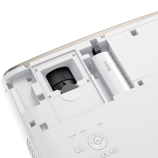 Мултимедиен проектор BenQ W2710i, Cine Prime, 4K UHD (3840x2160), 2200 ANSI Lumens, 30000:1, Zoom 1.3x, HDR 10+, RGBRGB (6X), CinematicColor, 95% DCI-P3, ISFccc, 100% Rec.709, AndrTV2 dongle, GPStore, Factory calibrated, 2xHDMI, USB Type A Media Read