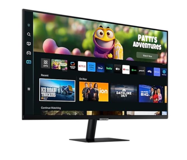 Монитор Samsung 27CM500, 27" VA LED, SMART, 60 Hz, 4 ms GTG, 1920x1080, 250 cd/m2, 3000:1, HDR 10, Eye Saver, Flicker Free, Auto Source Switch+, 2xUSB 2.0, 2xHDMI 1.4, Wi-Fi 5, Bluetooth 4.2, Speakers, 178°/178°, Black