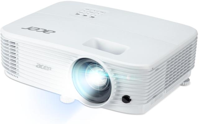 Мултимедиен проектор Acer Projector P1157i DLP, SVGA (800x600), 4800 ANSI LUMENS, 20000:1,HDMI, RCA, Wireless dongle included, Audio in/out, VGA out, USB type A (5V/1A), RS-232,Bluelight Shield, LumiSense, Built-in 3W Speaker, 2.4kg, White+Acer T82-W