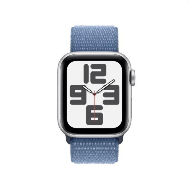 Часовник Apple Watch SE2 v2 Cellular 40mm Silver Alu Case w Winter Blue Sport Loop