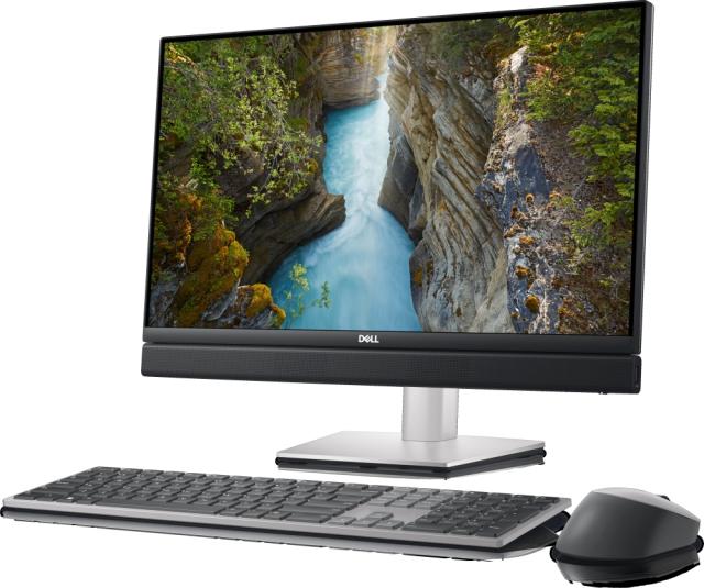 Настолен компютър Dell Optiplex 7410 AIO, Intel Core i5-13500T (6+8 Cores/24MB/1.6GHz to 4.6GHz), 23.8" FHD (1920x1080) Touch, 8GB (1x8GB) DDR4, 256GB SSD PCIe M.2, Integrated Graphics, Adj Stand, FHD Camera, WiFi 6E, BT, Wireless, Linux 