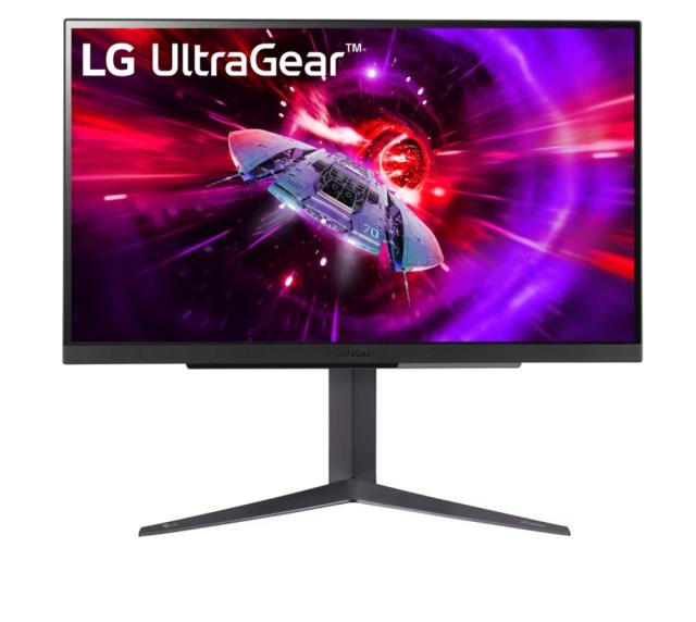 Монитор LG 27GR83Q-B, 27" UltraGear IPS, 1ms (GtG), 240Hz, 1000:1, 400cd/m2, QHD 2560x1440, AMD FreeSync, G-Sync Compatible, HDR 400, DCI-P3 95%, VRR, USB, HDMI, DisplayPort, Height Adjustable, Tilt, Swivel, Black