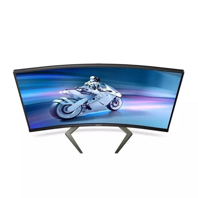 Монитор Philips 32M1C5200W, 31.5", Curved 1500R, VA, WLED, 1920x1080@240Hz, 1ms GtG, 0.5ms MPRT, 300cd m/2, 3000:1, Mega Infinity DCR, Adaptive Sync, FlickerFree, Low Blue Mode, Tilt, Height Adjust, Swivel, 2xHDMI, DP