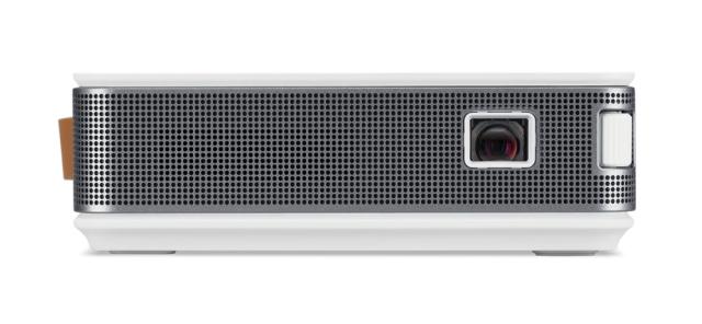 Мултимедиен проектор AOPEN PV12 (powered by Acer), 480p (854 x 480), 700 LED Lm, 5 000:1, Collapsible Stand Design, Auto Portrait mode, HDMI, USB Type A, IR receiver, WiFi, 1x2W, Build-in Battery, 0.440Kg, Dark Grey