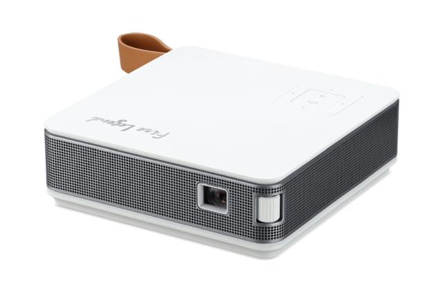 Мултимедиен проектор AOPEN PV12 (powered by Acer), 480p (854 x 480), 700 LED Lm, 5 000:1, Collapsible Stand Design, Auto Portrait mode, HDMI, USB Type A, IR receiver, WiFi, 1x2W, Build-in Battery, 0.440Kg, Dark Grey