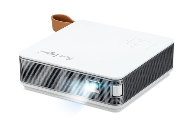 Мултимедиен проектор AOPEN PV12 (powered by Acer), 480p (854 x 480), 700 LED Lm, 5 000:1, Collapsible Stand Design, Auto Portrait mode, HDMI, USB Type A, IR receiver, WiFi, 1x2W, Build-in Battery, 0.440Kg, Dark Grey