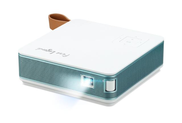 Мултимедиен проектор AOPEN PV12 (powered by Acer), 480p (854 x 480), 700 LED Lm, 5 000:1, Collapsible Stand Design, Auto Portrait mode, HDMI, USB Type A, IR receiver, WiFi, 1x2W, Build-in Battery, 0.440Kg, Green