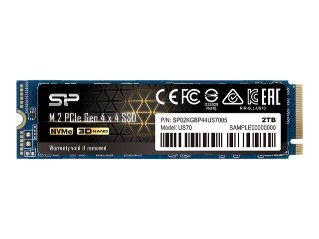SILICON POWER SSD P44US70 2TB M.2 PCIe Gen4 x4 NVMe 5000/4400 MB/s SP02KGBP44US7005