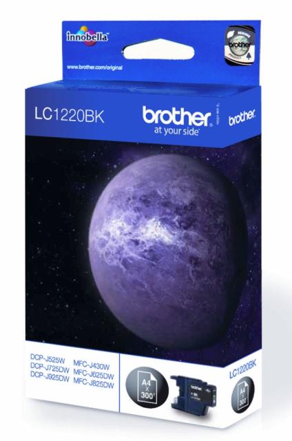 Консуматив Brother LC-1220BK Ink Cartridge for DCP-J525W/DCP-J725DW/DCP-J925DW/MFC-J430W