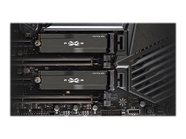 SILICON POWER SSD P34XD80 512GB M.2 PCIe Gen3 x4 NVMe 3400/2300 MB/s heatsink SP512GBP34XD8005