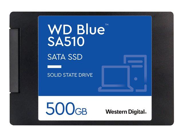 Western Digital Blue SA510 SSD 500GB SATA III 6Gb/s cased 2.5inch 7mm - WDS500G3B0A