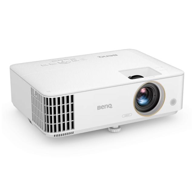 Мултимедиен проектор BenQ TH585p, Home Theater Projector, Low Input Lag Gaming Projector, DLP 1080p (1920x1080), 3500 AL, 10000:1, Zoom 1.1x, 95% Rec.709, 6 segment Color Wheel, Game Mode, 16ms, 3D, VGA, HDMI x2, Audio in/out, VGA out, Sp. 10W x1, La