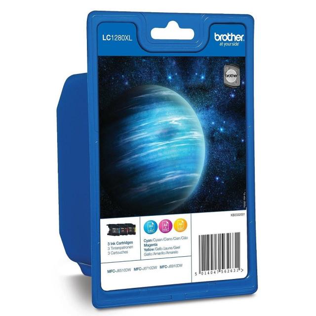 Консуматив Brother LC-1280XL C/M/Y Rainbow Bonus Pack Ink Cartridge