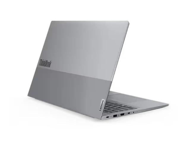 Лаптоп Lenovo ThinkBook 16 G6 Intel Core i7-13700H (up to 5.GHz, 24MB), 16GB DDR5 5200MHz, 1TB SSD, 16" WUXGA (1920x1200) IPS AG, Intel Iris Xe Graphics, 1080p&IR Cam, WLAN, BT, Backlit KB, FPR, Arctic Grey, DOS, 3Y