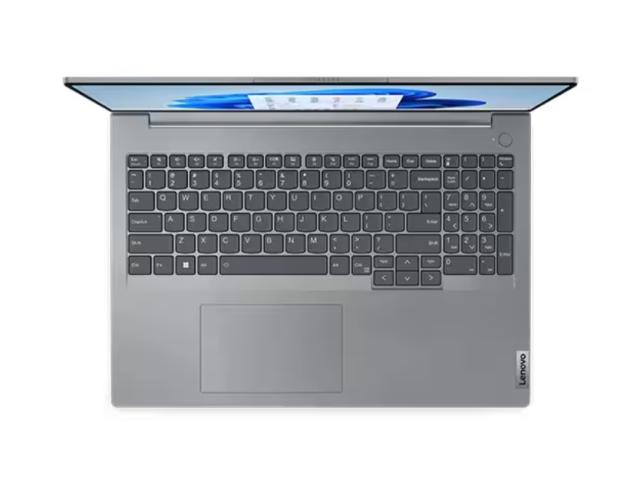 Лаптоп Lenovo ThinkBook 16 G6 Intel Core i7-13700H (up to 5.GHz, 24MB), 16GB DDR5 5200MHz, 1TB SSD, 16" WUXGA (1920x1200) IPS AG, Intel Iris Xe Graphics, 1080p&IR Cam, WLAN, BT, Backlit KB, FPR, Arctic Grey, DOS, 3Y