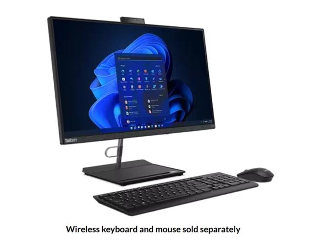 Настолен компютър - всичко в едно Lenovo ThinkCentre Neo 30a G4, Intel Core i5-13420H 8C (up to 4.6GHz, 12MB), 16GB DDR4 3200MHz, 512GB SSD, 23.8" FHD (1920x1080) IPS AG, Intel UHD Graphics, DVD, HD 720p Cam, KB, Mouse, Monitor Stand, WLAN, BT, DOS, 