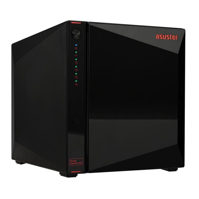 Мрежов сторидж Asustor AS5004U, USB Expansion Unit , Asustor Xpanstor 4 AS5004U 4 Bay NAS Storage Capacity Expander, 4 x SATA3 6Gb/s; 3.5"/2.5" HDD/SSD, 1 x Type C, Black