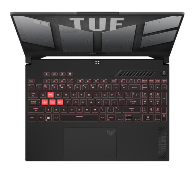 Лаптоп Asus TUF A15 FA507NU-LP116, AMD Ryzen 5 7535HS 3.3/4.55GHz, 15.6" FHD (1920x1080)144 Hz,16GB DDR5 4800(2*8),1TB M.2 SSD,RTX 4050 4GB GDDR6,Wi-Fi 6(802.11ax),Backlit Chiclet Keyboard RGB, Free DOS