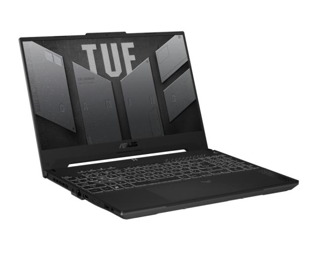 Лаптоп Asus TUF A15 FA507NU-LP116, AMD Ryzen 5 7535HS 3.3/4.55GHz, 15.6" FHD (1920x1080)144 Hz,16GB DDR5 4800(2*8),1TB M.2 SSD,RTX 4050 4GB GDDR6,Wi-Fi 6(802.11ax),Backlit Chiclet Keyboard RGB, Free DOS