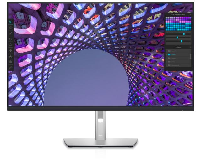 Монитор Dell P3223QE, 31.5" LED Anti-Glare, IPS Panel, 5ms, 1000:1, 350 cd/m2, 4K 3840x2160, 99% Srgb, HDMI, DP, USB Type-C, 4x USB 5 Gbps., RJ45, ComfortView Plus, 90W PD, Height Adjustable, Pivot, Swivel, Tilt, Black