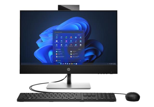 Настолен компютър HP ProOne 440 G9 R All-in-One, Core i5-13500T(up to 4.6GHz/24MB/14C), 23.8" FHD IPS non-Touch, 16GB 3200Mhz 1DIMM, 512GB M.2 PCIe SSD, HP 125 Wired Mouse, HP USB 320K Keyboard, Wi-Fi 6E + BT 5.3, Win 11 Pro, 2Y NBD O