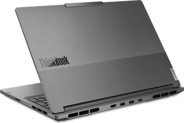 Лаптоп Lenovo ThinkBook 16p G4 Intel Core i7-13700H (up to 5GHz, 24MB), 32GB (16+16) DDR5 5200MHz, 1TB SSD, 16" 3.2K (3200x2000) IPS AG, NVIDIA GeForce RTX 4060/8GB, WLAN, BT, Backlit KB, FPR, Storm Grey, Windows 11 Pro 