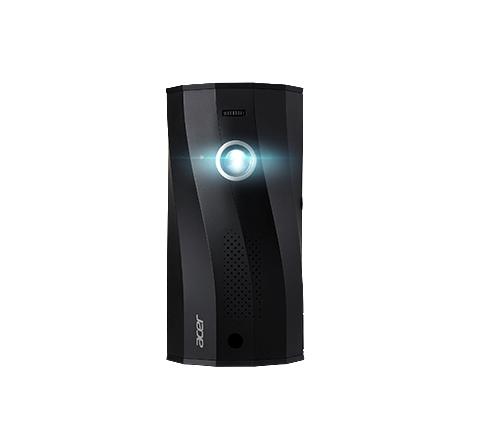 Мултимедиен проектор Acer Projector C250i, DLP, LED, FHD (1920x1080), 300 Lumens, 5000:1, HDMI, USB, USB (Type A, 5V/0.5A), SD (Micro, SDHC), PC Audio (Stereo mini jack), Built in battery, Bluetooth speaker, rotatable projection, 775g, Black