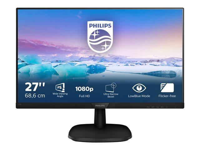 Philips 27 LED IPS, Full HD, VGA, DVI, HDMI, Black 273V7QDSB