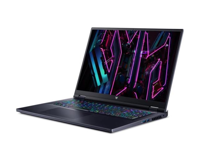 Лаптоп Acer Predator Helios 18, PH18-72-96HV, Intel Core i9-14900HX (up to 5.70GHz, 36MB), 18" WQXGA (2560x1600) IPS 250Hz Mini LED, 32GB DDR5 5600MHz, 2048GB PCIe Gen4 SSD, RTX4090 GDDR6 16GB, Killer Wi-Fi 7, Micro SD, FHD cam, RGB-backlit Kb, Win 1