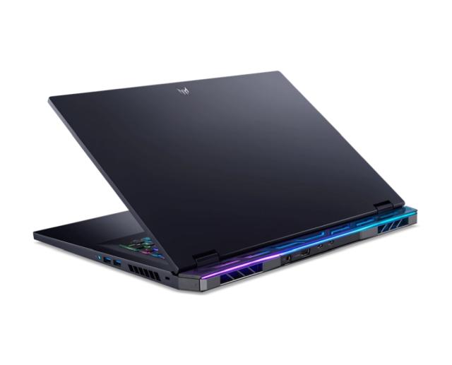 Лаптоп Acer Predator Helios 18, PH18-72-96HV, Intel Core i9-14900HX (up to 5.70GHz, 36MB), 18" WQXGA (2560x1600) IPS 250Hz Mini LED, 32GB DDR5 5600MHz, 2048GB PCIe Gen4 SSD, RTX4090 GDDR6 16GB, Killer Wi-Fi 7, Micro SD, FHD cam, RGB-backlit Kb, Win 1