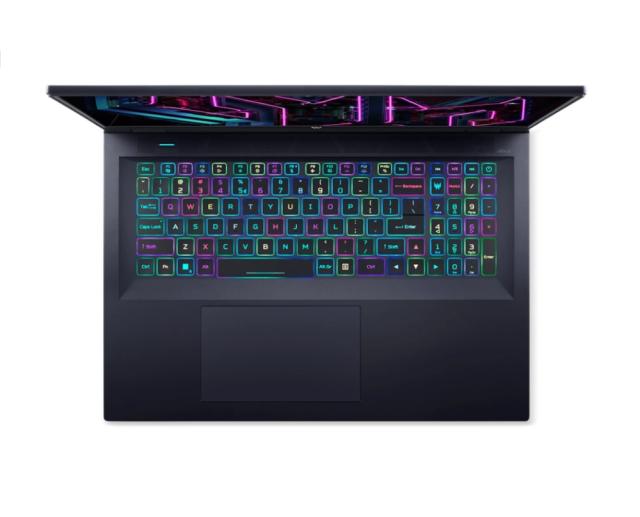 Лаптоп Acer Predator Helios 18, PH18-72-96HV, Intel Core i9-14900HX (up to 5.70GHz, 36MB), 18" WQXGA (2560x1600) IPS 250Hz Mini LED, 32GB DDR5 5600MHz, 2048GB PCIe Gen4 SSD, RTX4090 GDDR6 16GB, Killer Wi-Fi 7, Micro SD, FHD cam, RGB-backlit Kb, Win 1