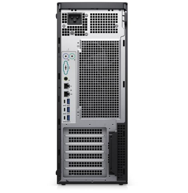 Работна станция Dell Precision 7875 Tower, AMD Ryzen Threadripper PRO 7975WX (128 MB cache, 32 cores, 4.0GHz to 5.3GHz), 64 GB: 2x32 GB, DDR5, 4800 MT/s, RDIMM, ECC, 2x 1TB SSD PCIe M.2, Radeon Pro W7500, 8 GB GDDR6, 4 DP, KB&M, 1000W, Win 11 Pro, 3Y